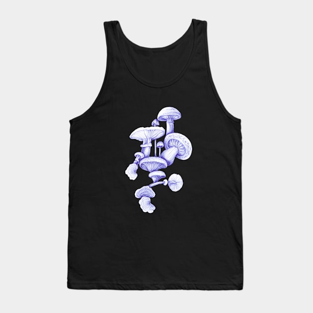 Ink Shrooms Tank Top by zeljkica